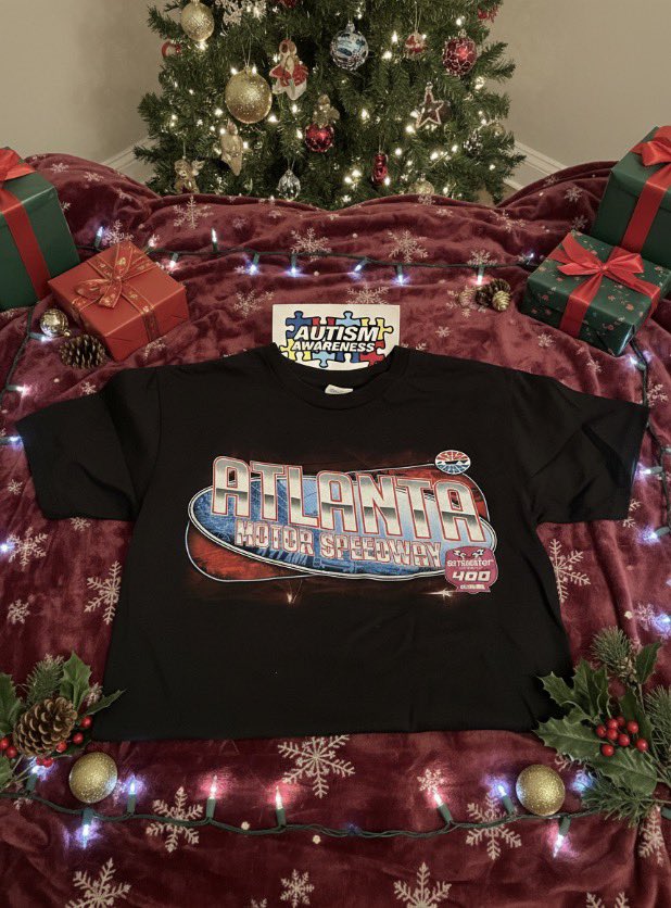 NASCARSammy's tweet image. 🎄🏁🎅⛄️
Day 6 Christmas  Giveaway for
Autism Awareness in @NASCAR

You can win this very cool #AtlantaMotorSpeedway shirt.👍🏻

Enter for a chance to win! ⤵️
Follow-Repost-Tag Some Friends!

Winners notified on Christmas Day!🎄