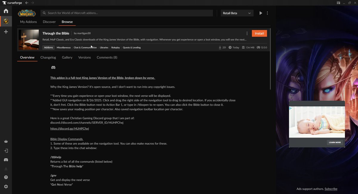 This is definitely the addon we all need for midnight beta. No more sinful addons.