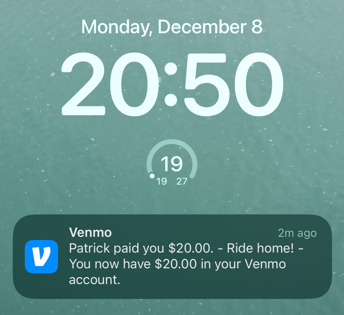 nicolecupo's tweet photo. Said I might splurge and order an uber home since I’m exhausted, and suddenly got this lovely little notification from my incredible boyfriend 🥰 https://t.co/Pl3BIuKP1F