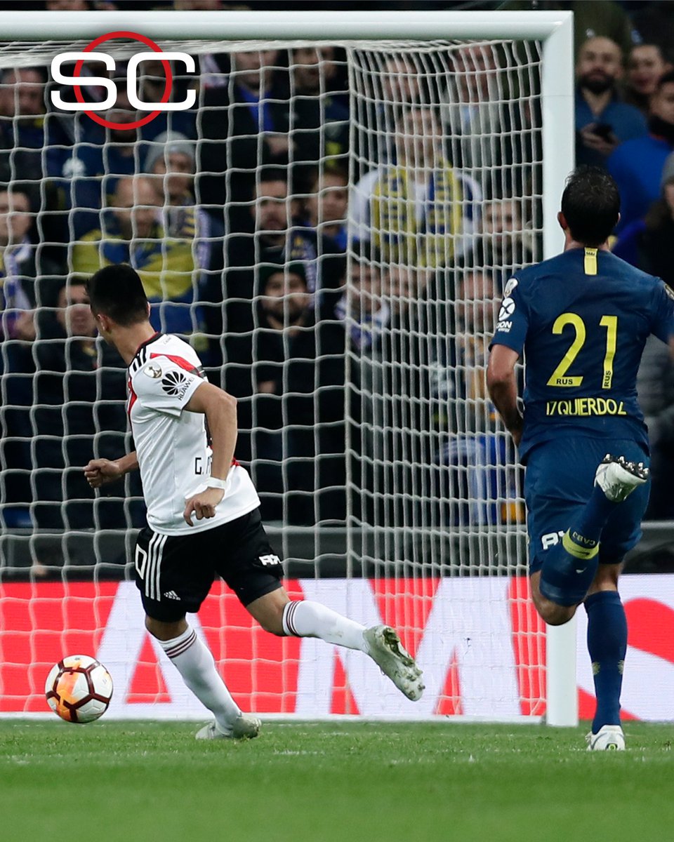 🏆 SÉPTIMO ANIVERSARIO DE LA FINAL ETERNA DE LA CONMEBOL #LIBERTADORES EN EL BERNABÉU

⚪🔴⚪ El 9 de diciembre de 2018, el River de Gallardo venció 3-1 al Boca de Guillermo en Madrid en la vuelta de la final de la Copa (la ida salió 2-2 en La Bombonera)

⚽ El Pipa Benedetto. El