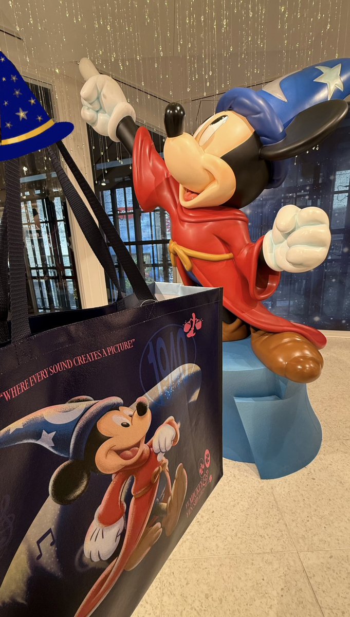 ディズニーストアのファンタジアグッズ、無事に購入完了🙌