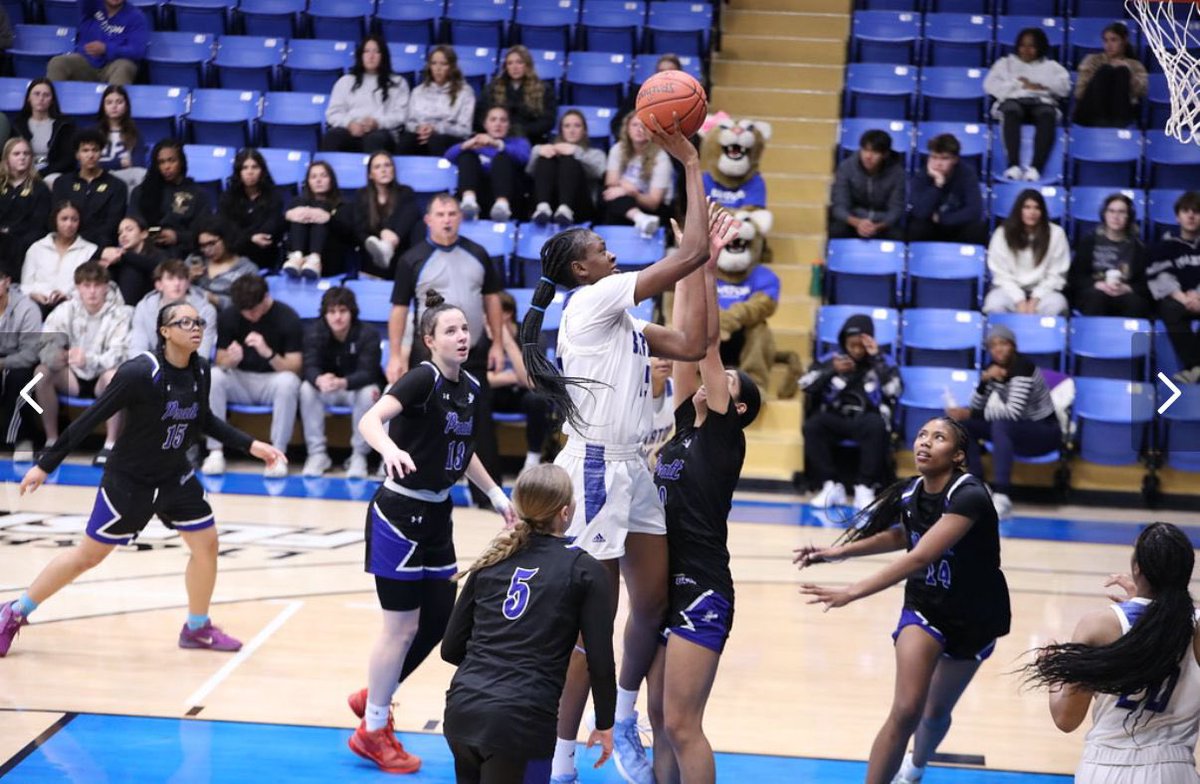 Repsbasketball's tweet photo. At 6’5”, Barton’s dominant center Mary Akinde put together a statement game —
21 points, 13 rebounds, 2 blocks
and her second career double-double.
A true force in the paint. 💪🏽🏀

#BartonBasketball #JucoHoops #PostPlay #DoubleDouble https://t.co/8okNuQUv50