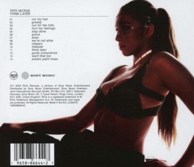 Floridabab95's tweet photo. 2 Years ago today Tate McRae released her album Think Later the album spawned two singles Greedy and Exes. Think Later debuted at number 4 on the Billboard 200. I love this album itβs amazing and one of my favorites. ππ€π©Άπ€ #thinklater #tatemcrae https://t.co/cNNkEykeU0