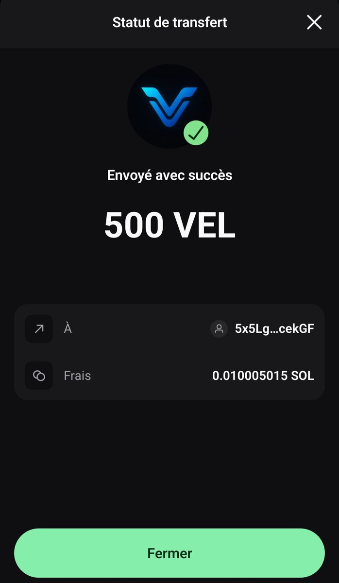 Velion_Crypto's tweet photo. π 500 VEL Giveaway Winner! π
Congrats to @uriwba for winning the 500 VEL reward! ππ₯
Thank you to everyone who joined β more giveaways and updates coming soon. Stay ready. β‘οΈ
#VELION #Solana #CryptoCommunity https://t.co/pUiryMhOEp