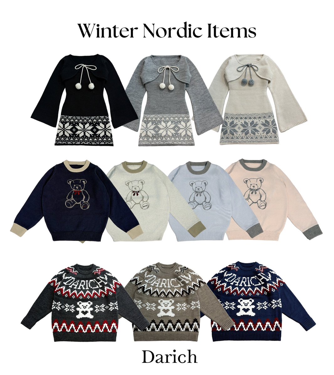 ノルディック×くまの組み合わせが沼すぎる🧸❄️