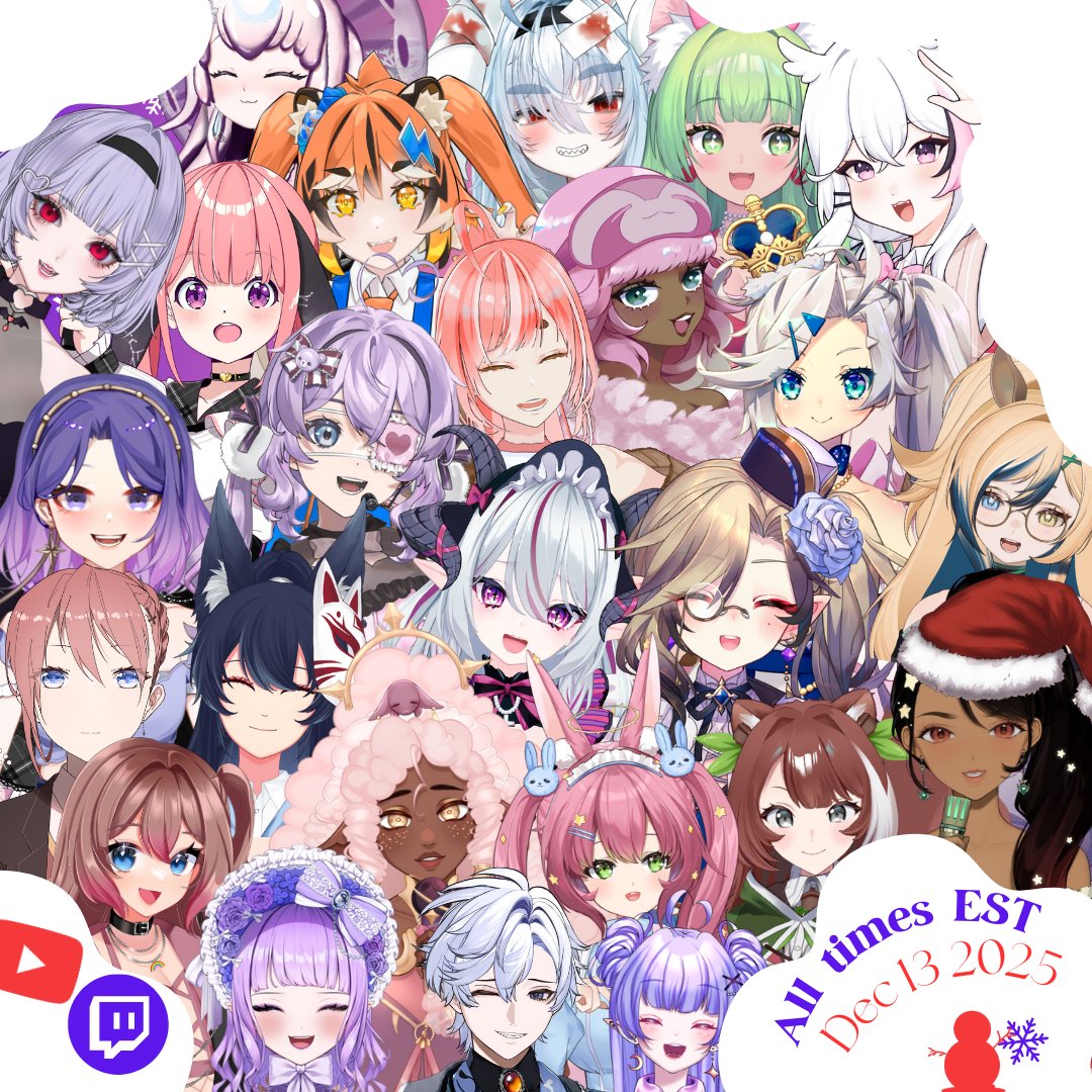 twig_vt's tweet image. 🎉「SPECIAL EVENT」🎉
✦ December 13th noon - midnight EST
✦ WINTER NIGHTS SONG KARAOKE RELAY!

Get ready for a whole 12 HOURS of vtuber singing for the holidays- I'm SO SO SO SO SO ! EXCITED!!!

LINKS BELOW!