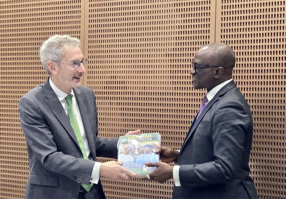 UN_OCT's tweet photo. The 🇪🇺#EU #UN🇺🇳Global #Terrorism Threats Facility supported a high-level study visit of #Nigeria 🇳🇬@nctconsa to #EU Institutions in Brussels &amp; The Hague to strengthen cooperation and share good practices on #CounterTerrorism policy &amp; strategic approaches

#UNiteToCounterTerrorism https://t.co/pxlW8bIb37