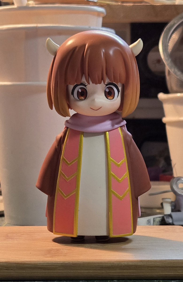 YUTAnnouncement's tweet photo. TVアニメ「魔王の娘は優しすぎる!!」よりドゥ、完成しました。ワンフェス2026冬に申請中です。TVアニメ共々よろしくお願いします！
#まおむす #魔王の娘は優しすぎる #WF2026W https://t.co/Uh9I2HCcbo