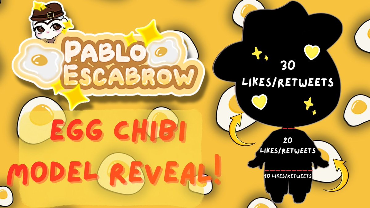 Pablo_escabrow's tweet photo. 🥚egg chibi reveal🥚

time to unlock the lil chibi!! super excited to show him off.

Like and retweet to unlock the cheeb from the darkness! https://t.co/NHExi2Y32d