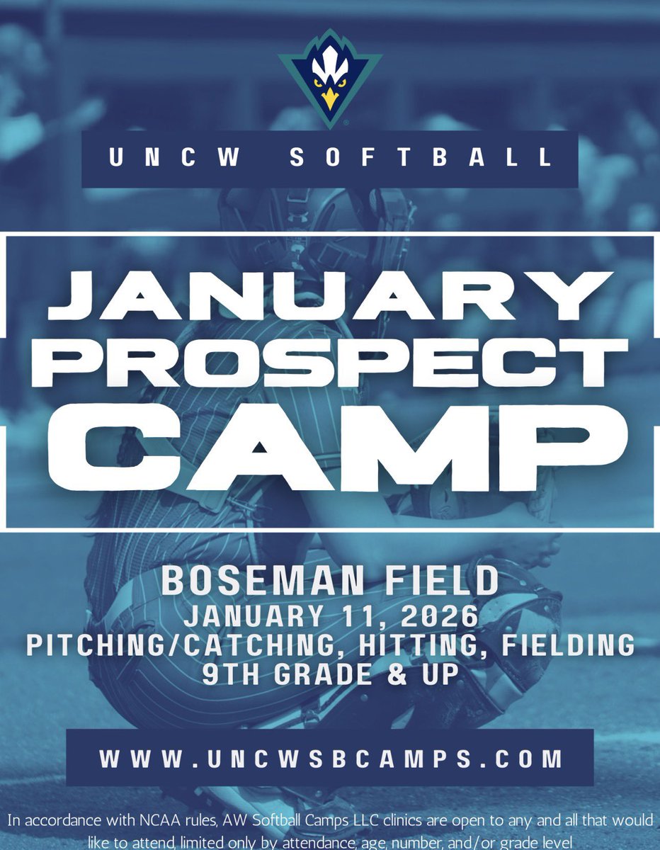 UNCW Softball Camps tweet media