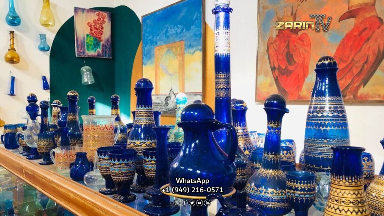 اولین محموله ۵۰۰ قطعه ای شیشه های سنتی هرات به بازارهای امریکا و اروپا صادر شد