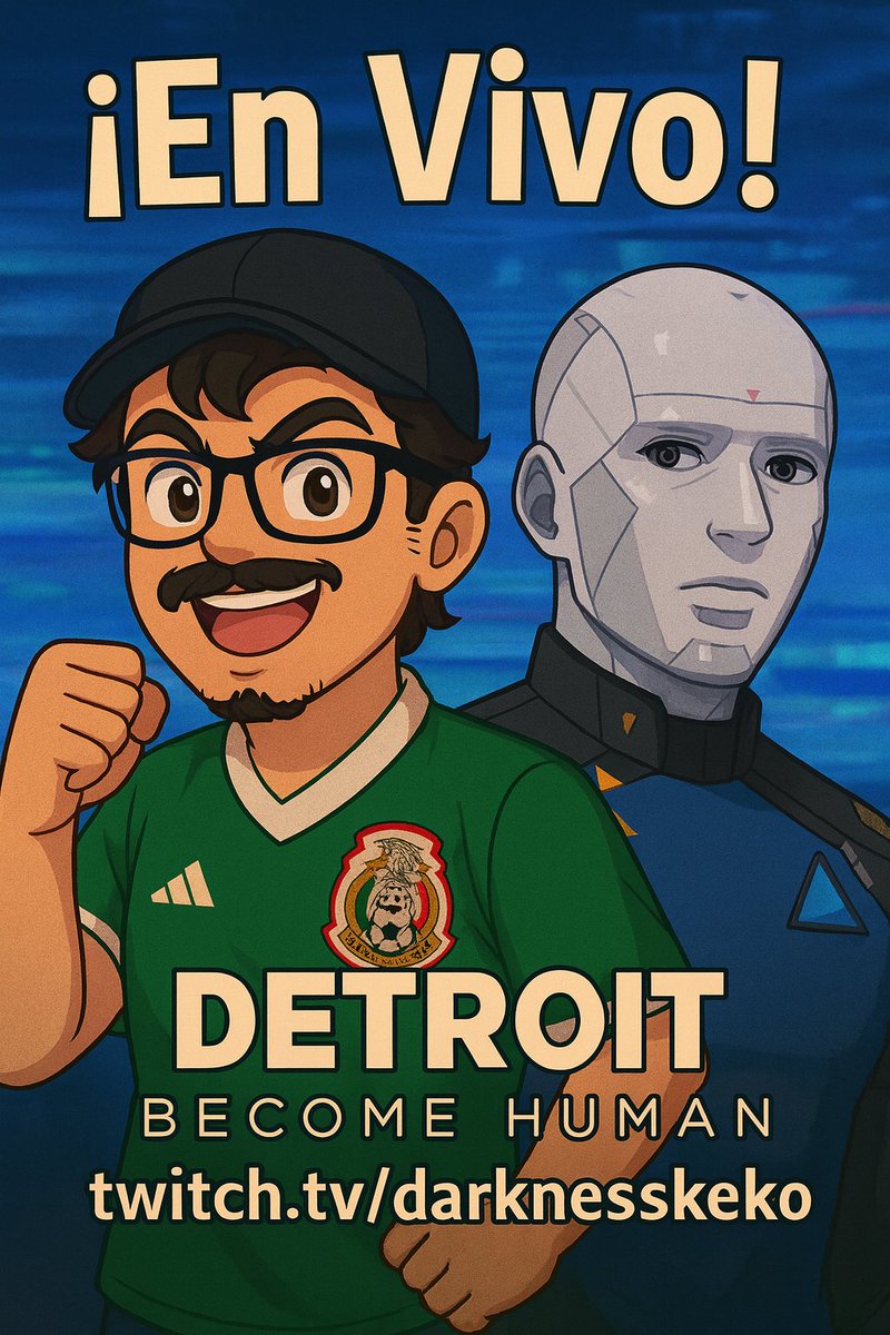 Darknesskeko's tweet image. Nueva campaña “Si en Detroit Become Human me dan decisiones morales… ya perdimos todos 😭🤖”
✨twitch.tv/darknesskeko

#DetroitBecomeHuman  #gamingpc  #AndroidLife #Gameplay  #Darknesskeko