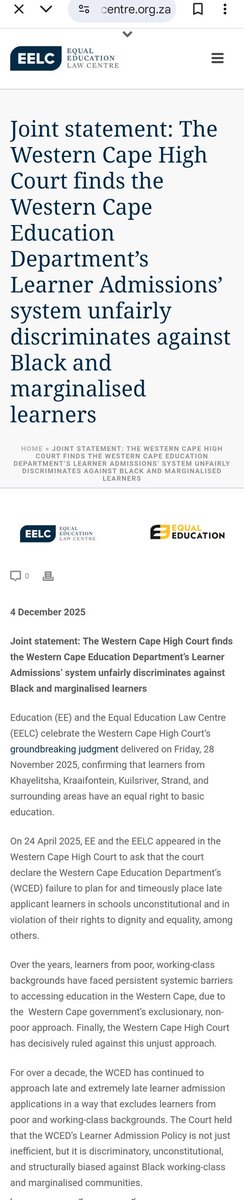 Racist Western Cape... share.google/HYoN4f7Od5ffrq…
