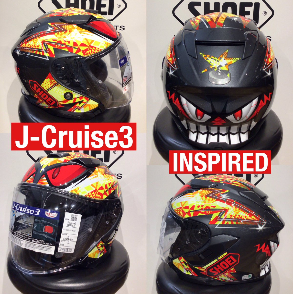 J-Cruise 3 INSPIRED 】 COLOR：TC-1 (SILVER/RED) メーカー希望小売