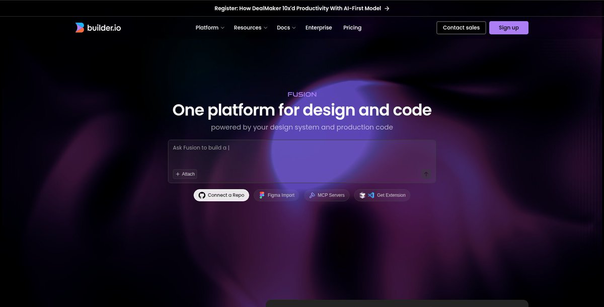 automate_tweak's tweet image. Streamline your software development with AI! #Fusion integrates product, design, and coding workflows to enhance collaboration, enabling teams to iterate quickly and efficiently. 🚀 #DevEfficiency automateandtweak.com/tool/fusion/