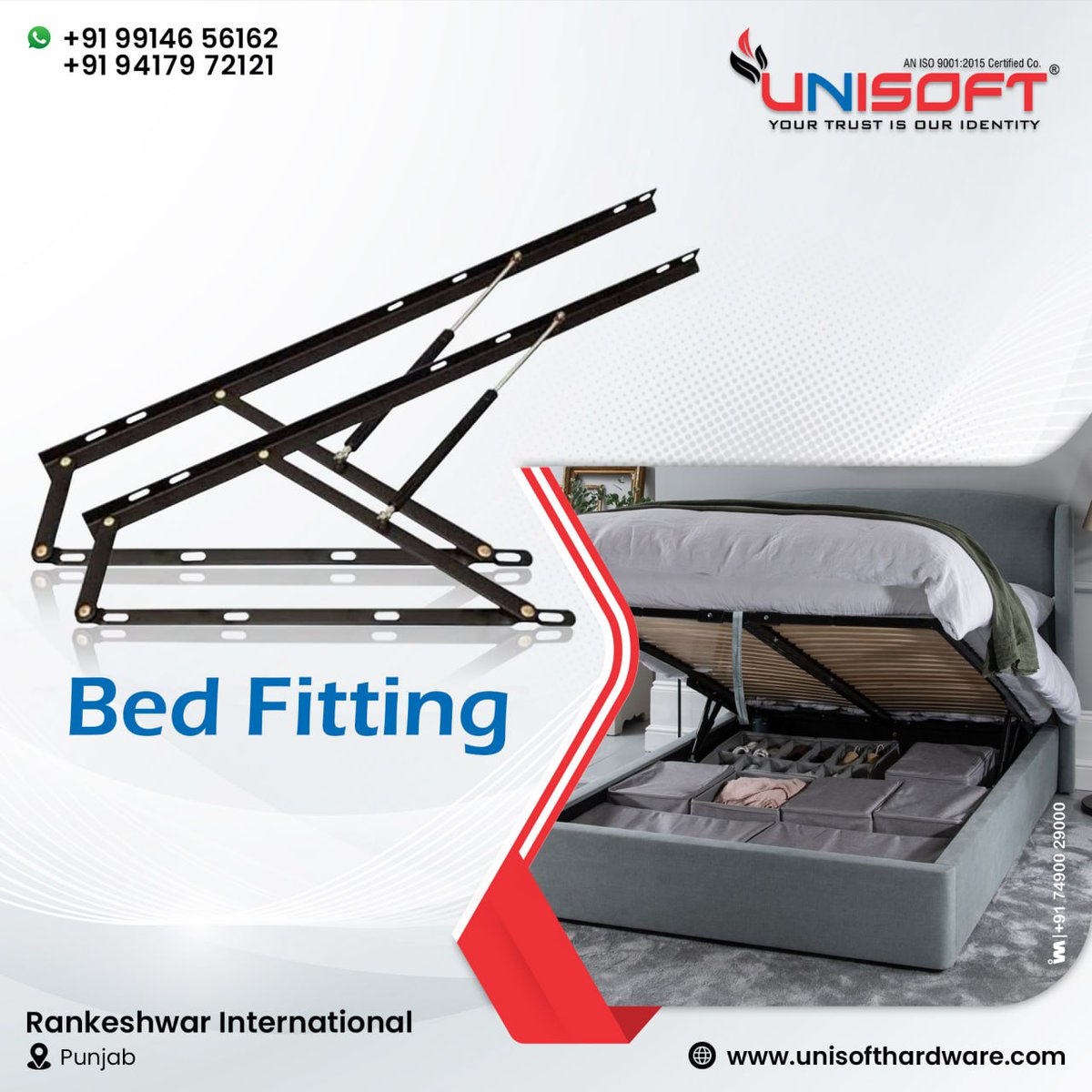 ibais_hardware's tweet image. RANKESHWAR INTERNATIONAL - PUNJAB

For enquiry via WhatsApp click:
ibais.biz/9914656162

Mr. Suksham Modi : +91 99146 56162
#unisoft #bedfitting #punjabhardware #hardware #architecturalhardware #fittingproduct #hardwareaccessories
.
@ibais_hardware