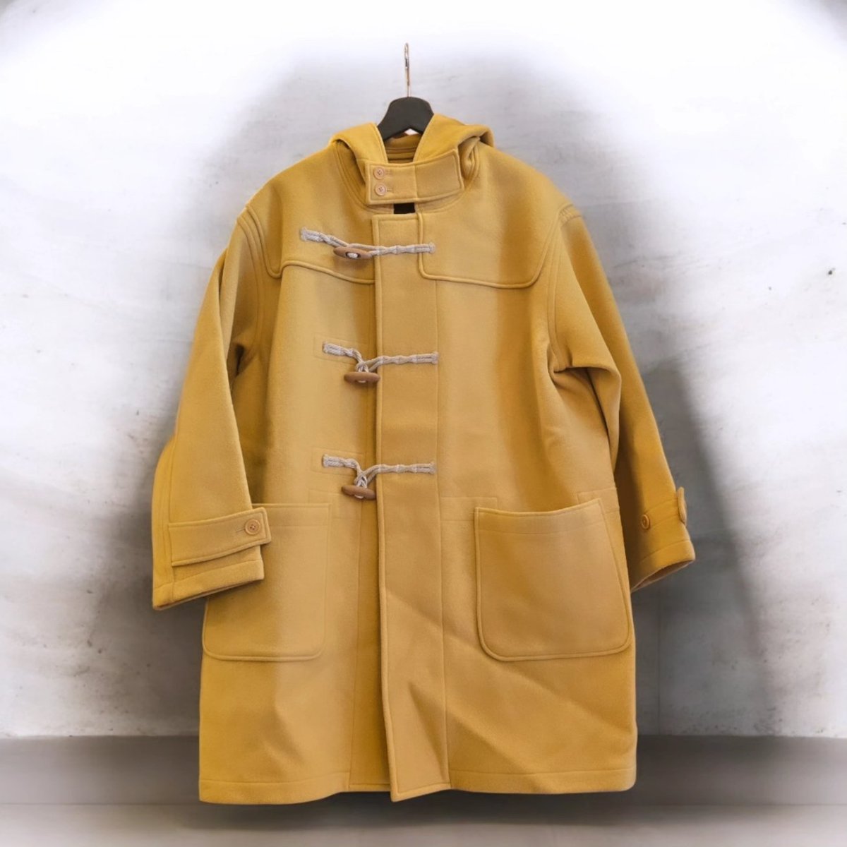 心温まる「ワンダフルワールド」のダッフルコート🐻 背中の🐻刺繍が