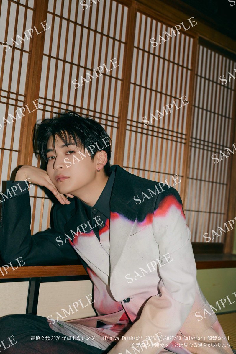 📣お知らせ 『Fumiya Takahashi 2026/04-2027/03 Calendar』発売決定
