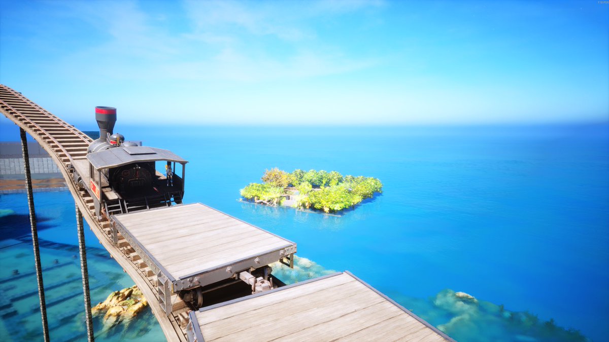 FN_D4S's tweet photo. アイランドにアイランド(島🏝️)をコンセプトに作ったメイン拠点、さらば！

#Arksurvivalascended 
#ASA https://t.co/Y7lADjDfqR
