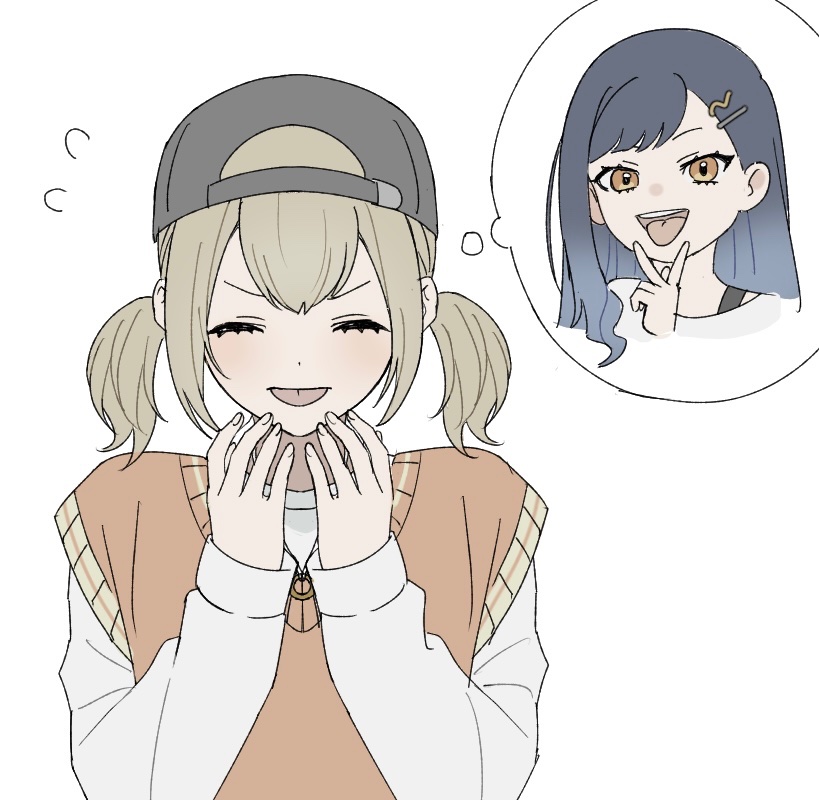 rainy_3743's tweet photo. 舌出す練習
#prsk_FA #小豆沢こはね #白石杏 https://t.co/9V70YYyos7