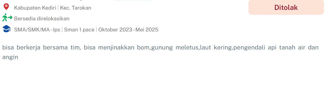 Jiirrr Apply Damkar aja ga gini amat. Gen Z mulai meresahkan