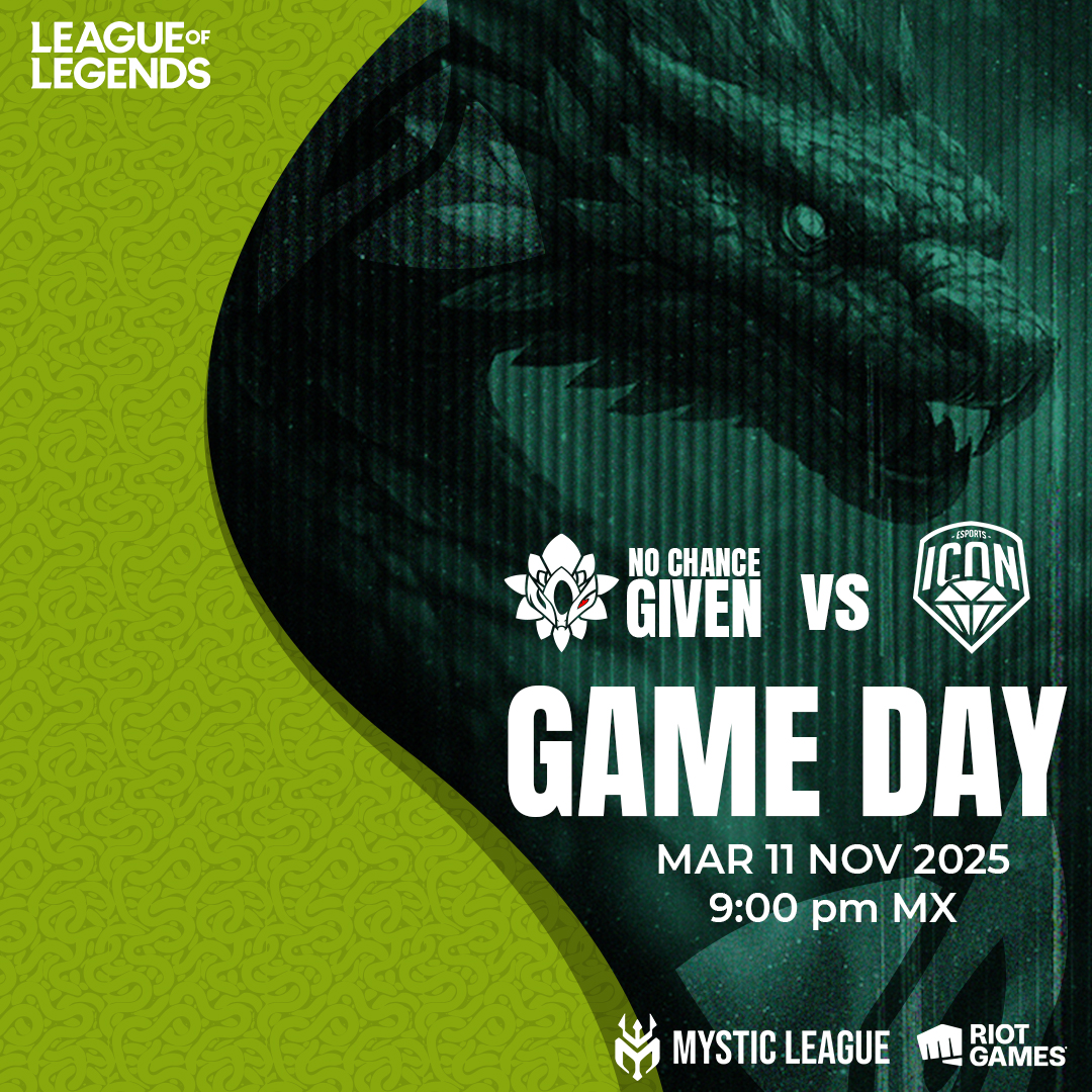 ¡Victoria asegurada!
Derrotamos a <a href="/IconEsportsMX/">Icon Esports</a> en la jornada de <a href="/MysticLatam/">Mystic League</a>.
Seguimos demostrando el nivel y el trabajo del equipo.
 Vamos por más.

#NCG #LeagueOfLegends #MysticLatam #Invictos