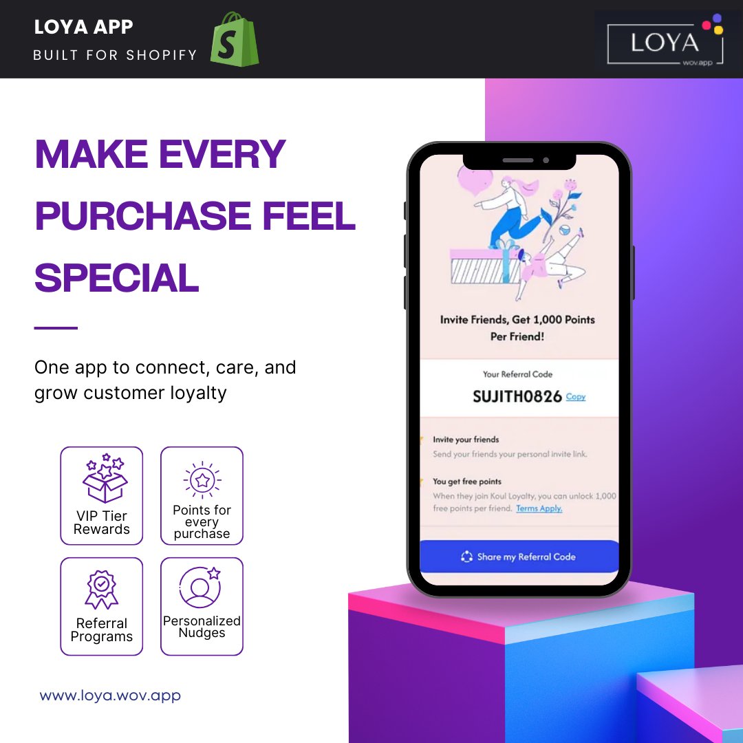 wov_appbuilder's tweet photo. ✨ Turn Customers into Loyal Fans ✨
💎 Reward every purchase
💌 Keep customers coming back
📈 Grow sales with loyalty & referral magic
https://t.co/1wN2DO9cBH
Not just discounts—loyalty that lasts. 🚀
#shopifyapps #ecommercegrowth #shopifyappstore #customerloyalty https://t.co/TmDcNlaJED