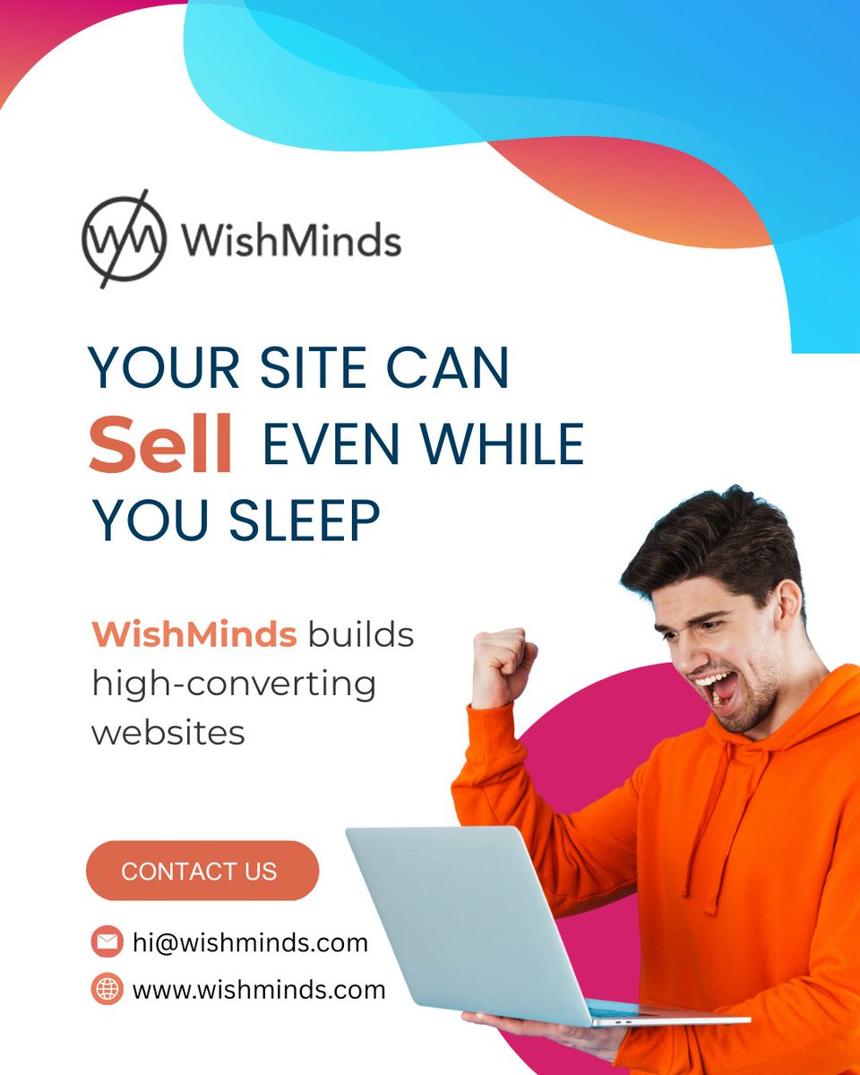 Your website should be selling even while you sleep.
At WishMinds, we create high-converting websites that turn visitors into customers—24/7.
Ready to scale effortlessly?
Transform your website into a sales machine!
E-mail : hi@wishminds.com
Website : wishminds.com.