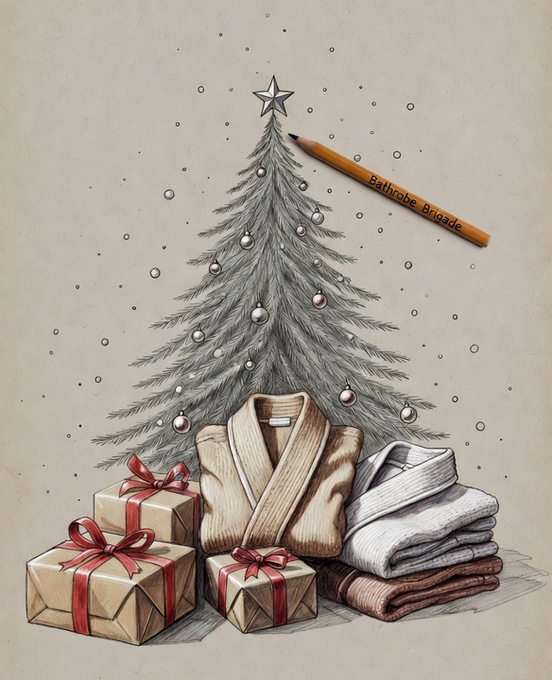 Hallo zusammen,

hinter der 9. Tür des Adventskalenders der #BademantelBrigade fand ich heute eine ganz besondere Herausforderung: ‚Male einen Weihnachtsbaum und poste ihn hier.'⬇️

Ich habe das gerade mal versucht. Wenn Ihr eure postet, freue ich mich!

#Brigadekalender