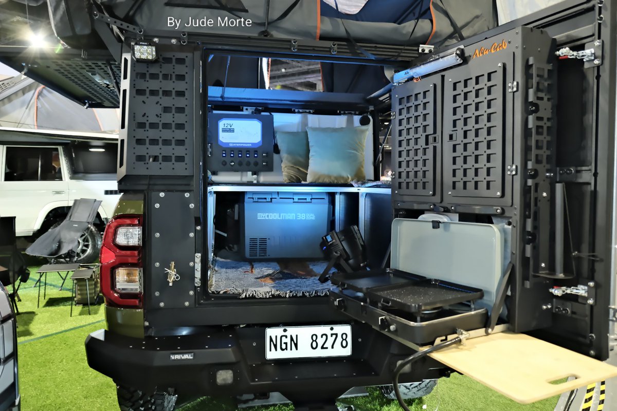 MorteJude's tweet photo. @8ntmuch Garrick, hope this image of multi mission overland vehicle gear has enough #leadinglines for the thread theme
From a mid November 2025 #carshow in Pasay City, #Philippines 🇵🇭
Enjoy 😀
#ManilaAutoSalon2025 #fujifilmxm5 #OffRoad #MMOV
#ToyotaHilux #camping https://t.co/TcvCgvUBs3