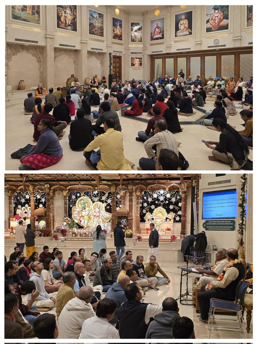 cgihou's tweet photo. The Consulate General of India, Houston is privileged to partner in the week-long Gita Jayanti celebrations organized by @ISKCONofHouston, culminating on December 7, 2025.

Consul Prashant Sona represented the Consulate at the concluding ceremony and conveyed the Consulate’s warm appreciation to the organizers and the vibrant community that came together in devotion and reflection.

The seven-day festival featured Gita Parayana, Aarti & Kirtan, enlightening discourses, and a traditional Gita Yajna, bringing together devotees, families, and youth to honor the timeless wisdom of the Bhagavad Gita.

@CGIHOU extend heartfelt thanks to ISKCON Houston for their wonderful organization and for their continued efforts in spreading spiritual learning, community service, and cultural awareness across the region.

As we commemorate Gita Jayanti, let us all embrace the spirit of the Bhagavad Gita- cultivating clarity, compassion, duty, and inner harmony in our daily lives.

#GitaJayanti2025 #BhagavadGita #IndiaInUSA #IndiaHouston #ISKCONHouston #CulturalDiplomacy #VasudhaivaKutumbakam #GitaWisdom #SpiritualHeritage
