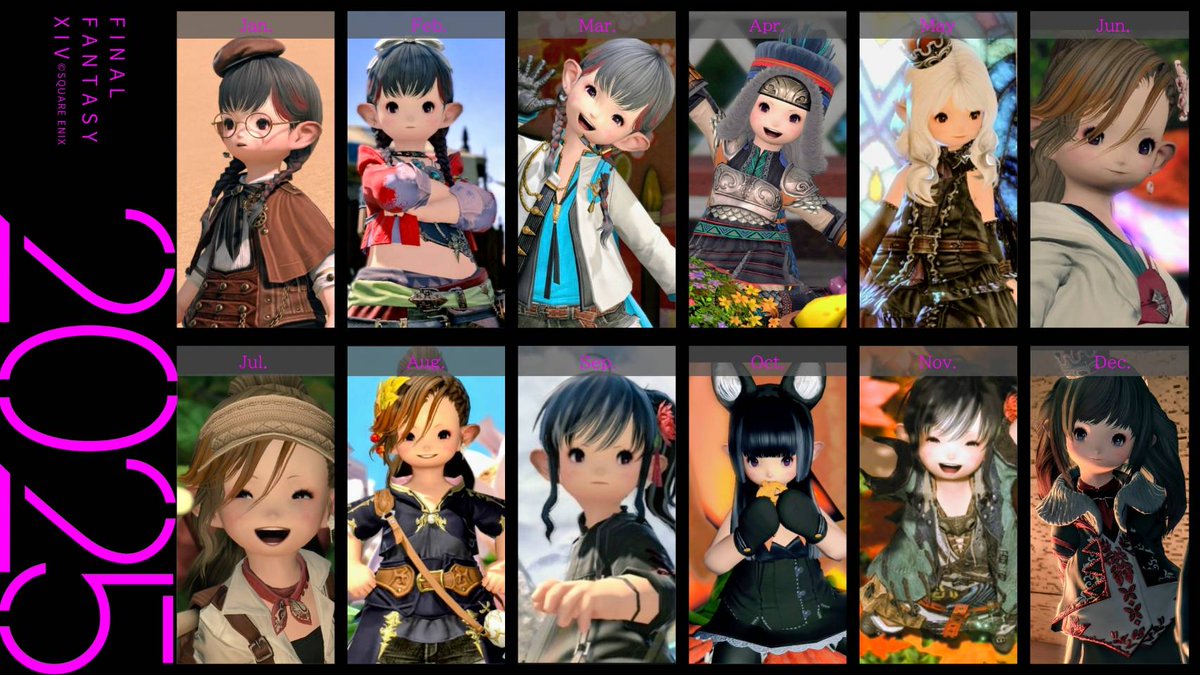 #おはララ  #ララフェル

素敵なジェネレーターをお借りして
2日目はメインで

 #FF14
 #FFXIV
 #FF14今年の12枚 
 #FFXIV12Months 
 #フレンド募集