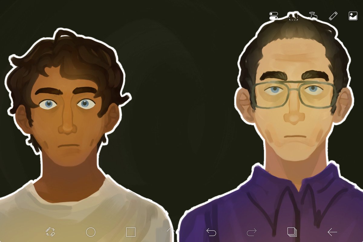 hellajeffwdziar's tweet photo. tried to draw michael and william hahahaha ok bye #fnaf #williamafton #michaelafton https://t.co/znzem1SMpF