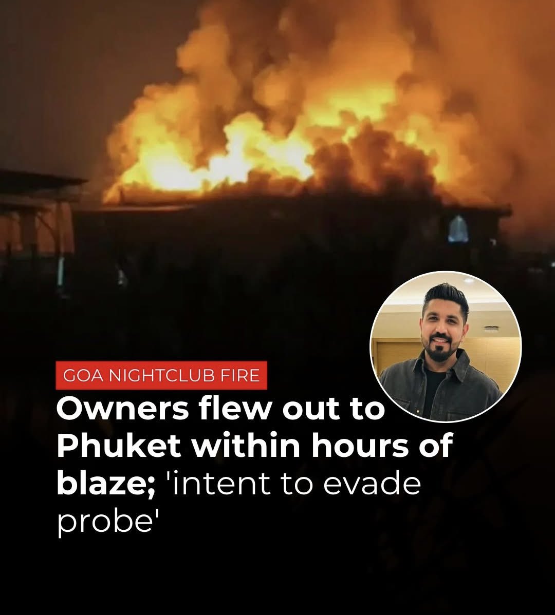 saurabhpal44's tweet image. #NorthGoa nightclub owners, #Saurabh and Gaurav Luthra, fled to #Phuket hours after a fire killed 25 people. Police confirmed their departure and issued a Look Out Circular, seeking Interpol&apos;s help. Four staff members have been arrested as a magisterial inquiry into procedural…