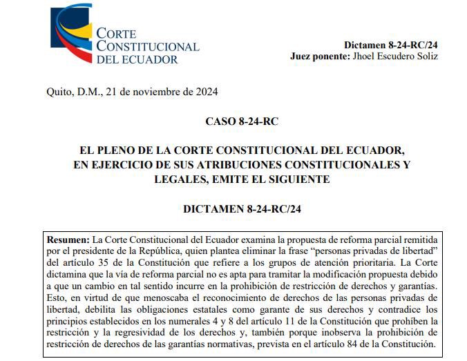 🚨Otra vez estos ignorantes consuetudinarios que creen que mediante la enmienda constitucional, que implica ajustes limitados, pueden superar la negativa de la Corte respecto de la Reforma Parcial que implica restricción y menoscabo de derechos… 🚨

Nuevamente populismo penal