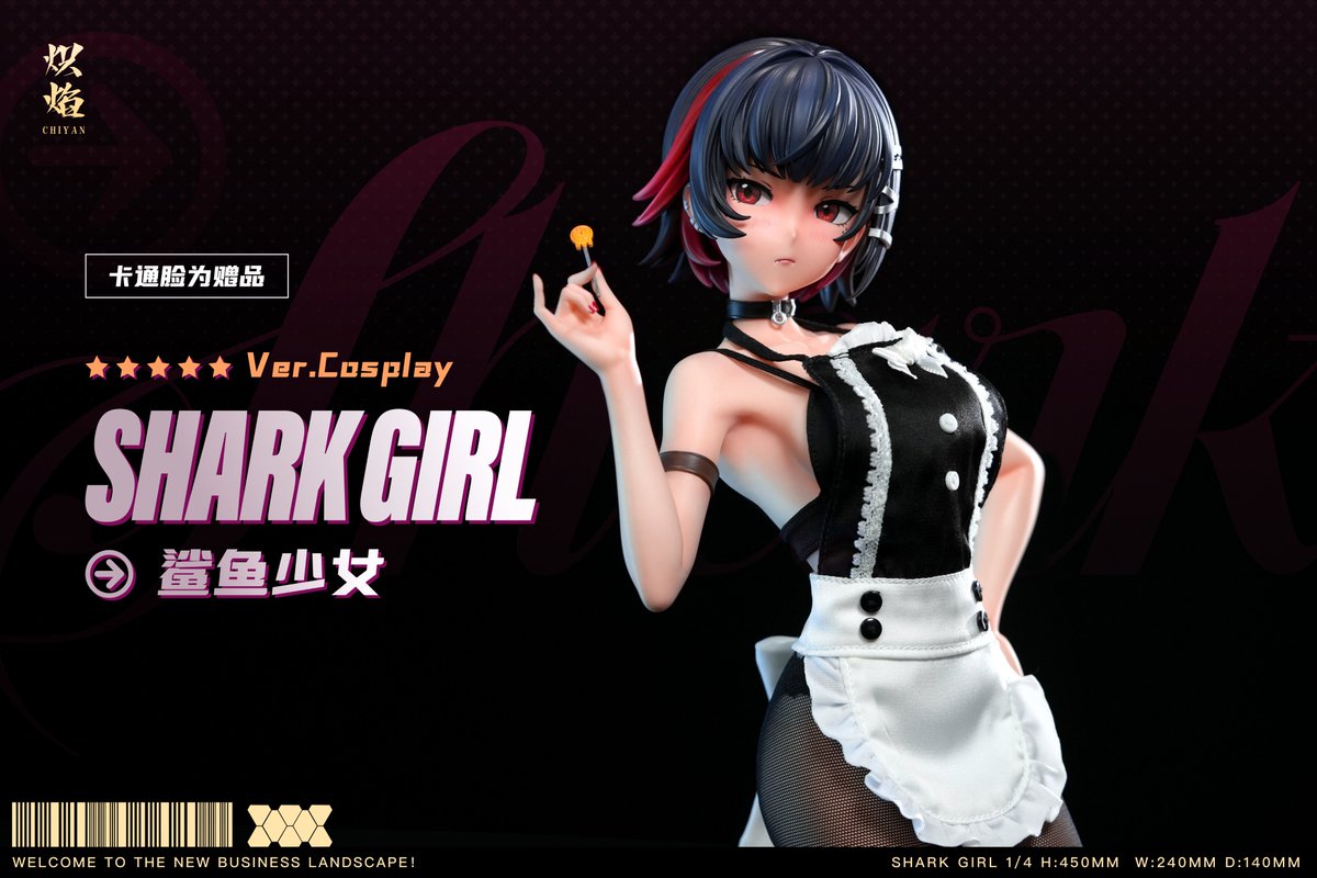 zaohua_studio's tweet photo. Preorder open 
Shark girl Ellen Joe  
エレン・ジョー 
2 changeable heads
Preorder link：https://t.co/EgGGI2FhBI
#EllenJoe #ZenlessZoneZero #zzzero #ゼンゼロ https://t.co/LIN1wr8Wyh