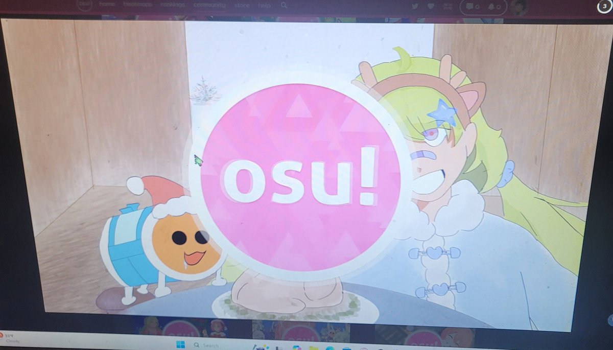 DeeCloud9's tweet photo. Omg!! I was so happy to see myself in the video 😭 everyone had such amazing drawings. One of the best experiences of 2025 for sure 🤗! 
#osu #osufanart https://t.co/Oel0JrDQte