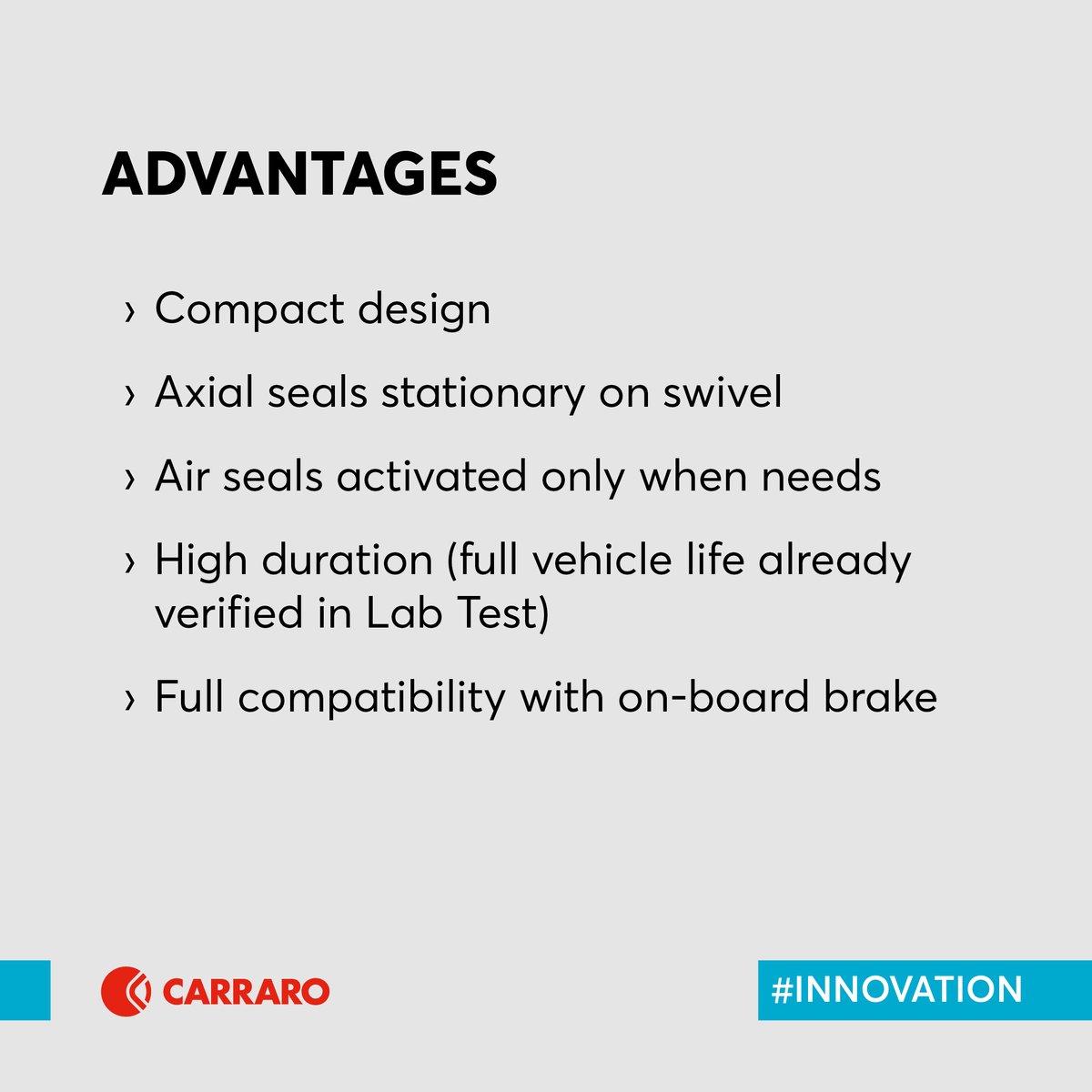 CTIS Carraro: Innovation in tire pressure management. 🚜 Dynamically adapt pressure to field work and road travel. Higher productivity, less soil compaction. Future-forward solutions for agriculture. #Carraro #Innovation #AgriTech #CTIS