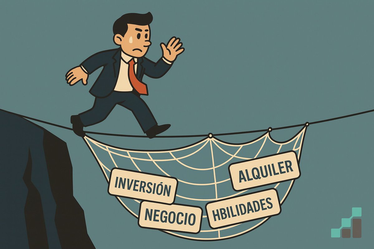 MdeInversion's tweet photo. Depender de un solo sueldo no es seguridad.
Es jugar a la ruleta rusa con tu vida financiera.

Diversifica.
Construye otras fuentes de ingreso.
No para hacerte rico…
sino para no quedarte seco. https://t.co/ZQHjAp4nSM