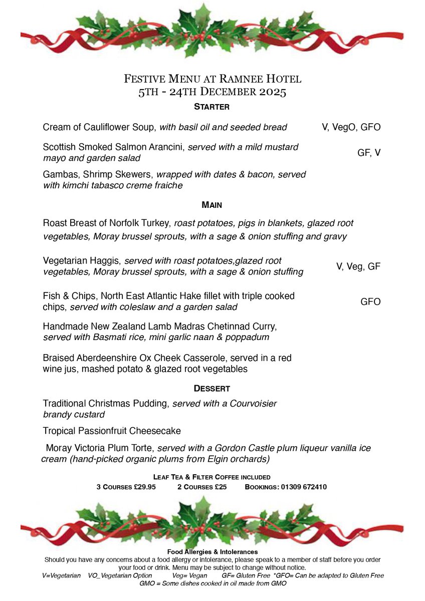 The Ramnee Hotel, Forres tweet media