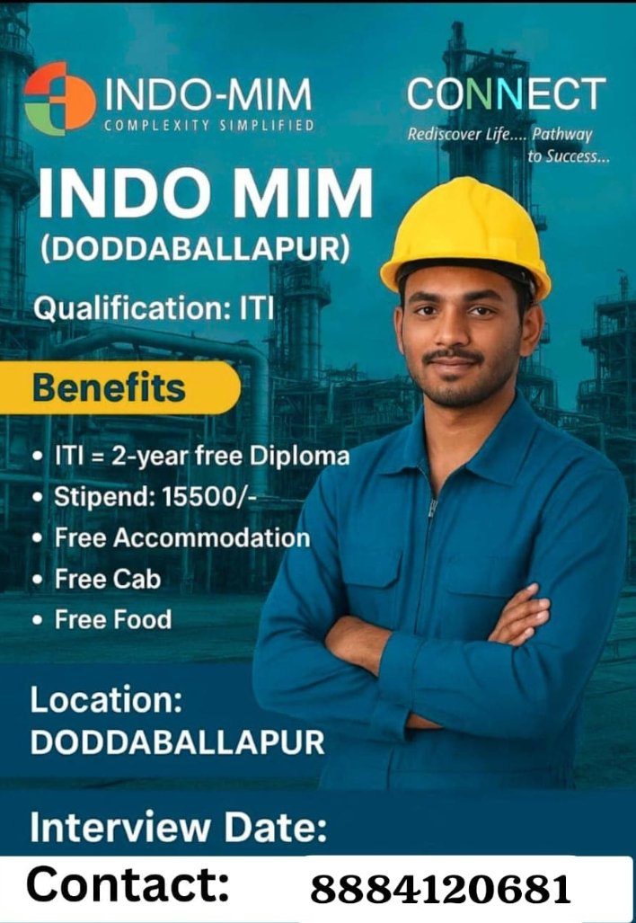 ಉದ್ಯೋಗಾವಕಾಶ...
<a href="/DOMGOK/">Department of Minority Welfare, Govt of Karnataka</a> <a href="/BZZameerAhmedK/">B Z Zameer Ahmed Khan</a> <a href="/ZP_Chikmagalur/">Chikkamagaluru Zilla Panchayat</a> <a href="/KMDCHO/">KMDC</a>
<a href="/MOMAIndia/">Ministry of Minority Affairs</a> <a href="/TDRajegowda/">T.D Rajegowda</a>