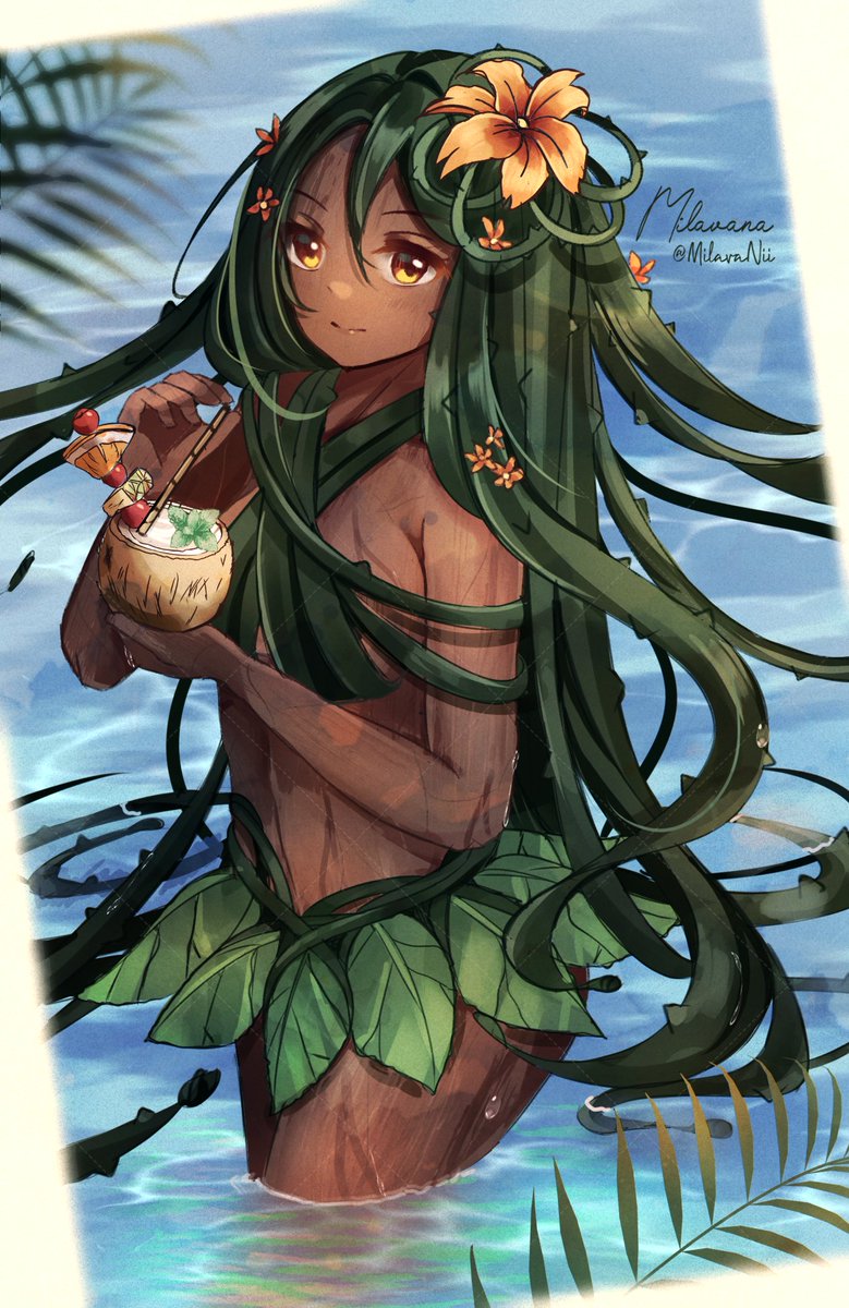 <a href="/MilavaNii/">Milavana ♡ | @VGen</a> <a href="/Kaidachu/">kaidachu</a> <a href="/shelter_qwq/">🌿𝕤𝕙𝕖𝕝𝕥𝕖𝕣 ૮꒰ ˶• ༝ •˶꒱ა 🌸 | comms open!</a> <a href="/Golden_Bear_24/">GoldenBear 🐻🌸</a> <a href="/ginakijamie/">銀の秋·Jamie · VGen OPEN</a> <a href="/Shugo02712604/">Shugo - Commission closed</a> <a href="/MoonlightGuyEh/">𝙍𝙚𝙖𝙥𝙚𝙧 𝙈𝙤𝙤𝙣𝙡𝙞𝙜𝙝𝙩 - Art Raffle</a> And from my newest characters, let's switch to my oldest character. My dryad girl, Jade! Drawn twice. Once by <a href="/naomochii/">naomochi</a> and once by <a href="/MilavaNii/">Milavana ♡ | @VGen</a> 
Both very seasonal as you can see