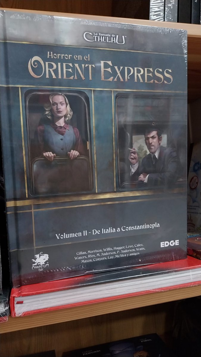 ¡Por fín! Ya está aquí la nueva edición de Horror en el Orient Express para "La Llamada de Cthulhu". Campaña mitiquísima ideal para aquellos que no les importe perder cordura viajando en tren. Holis Renfe 🫢🤐
#argosrecomienda #rolplay #rolplay #lallamadadecthulhu #orientexpress