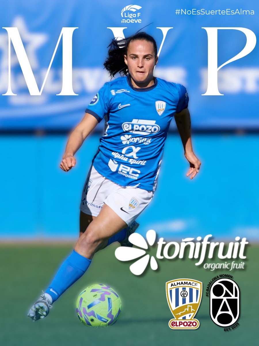 𝗝𝗨𝗚𝗔𝗗𝗢𝗥𝗔 <a href="/Toni_fruit/">Toñifruit - So Goods</a> 

𝑲𝑼𝑲𝑰 es nuestra 𝙈𝙑𝙋 🆚 Badalona 

¡𝗘𝗡𝗛𝗢𝗥𝗔𝗕𝗨𝗘𝗡𝗔, <a href="/RKuki7/">MiriamRodriguez</a>!

#NoEsSuerteEsAlma