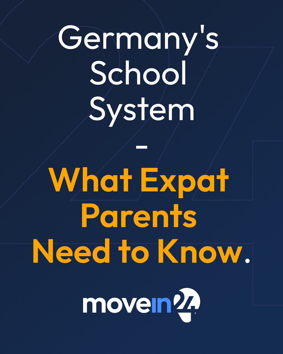 movein24's tweet image. 🇩🇪 Germany’s school system made simple:
Primary school is unified, secondary school splits into 3 paths — Hauptschule, Realschule, Gymnasium. Flexible, interest-based, parent-friendly.

More tips:

iOS → bit.ly/4022uCY
Android → bit.ly/3IaF4oS

#movein24