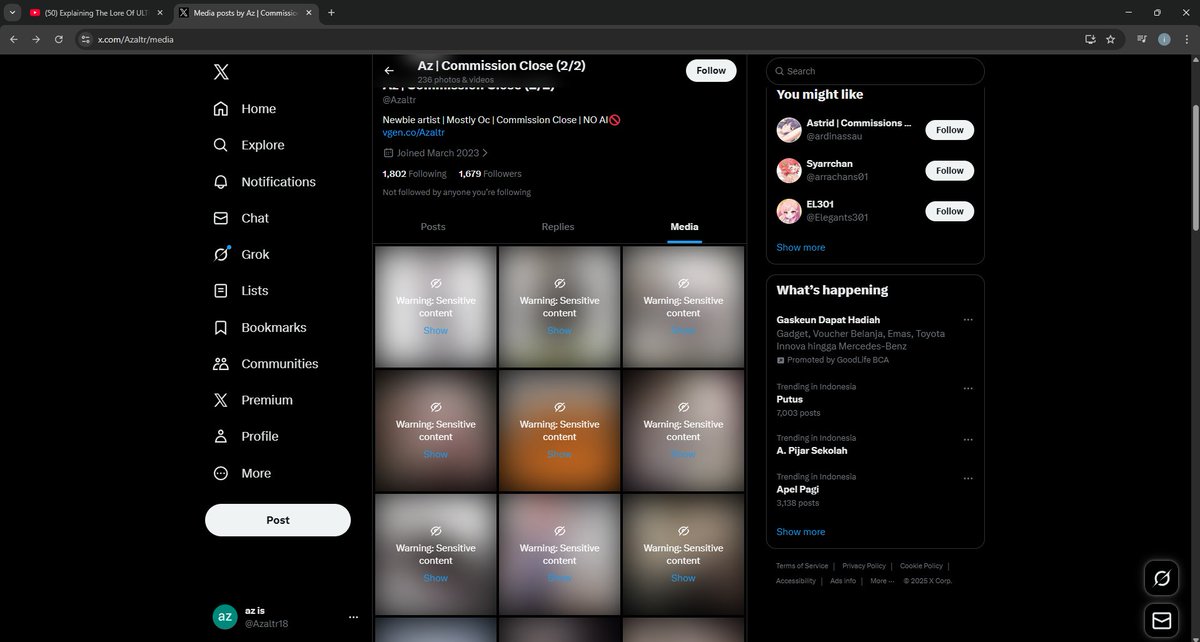 Az | Inactive🔞 tweet media