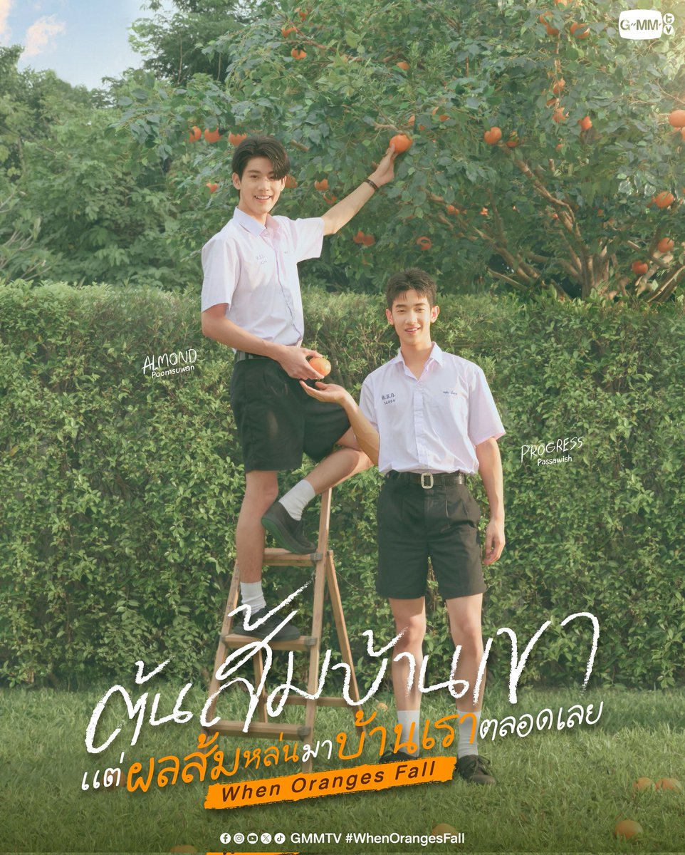 Ting_ThinkThing's tweet image. หนึ่งในเรื่องราวความสนุกจาก Jamsai Book #ต้นส้มอยู่บ้านเขาแต่ผลส้มหล่นมาบ้านเราตลอดเลย (2 เล่มจบ) เขียนโดย littleskyofme สู่ซีรีส์ #WhenOrangesFall นำแสดงโดย แอลม่อน #Almondbabybigboy - โปรเกรส #ProgressPassawish

‘โก๋’ เด็กชายผู้ชื่นชอบส้มเป็นชีวิตจิตใจ แต่ไม่ใช่ส้มที่ไหนก็ได้…
