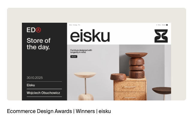 WObuchowicz's tweet photo. Two of my ecommerce designs have been featured on EDA https://t.co/Xy0bo8KGJp as a Store of the Day.  

(1) 
https://t.co/uXg8WHk6Le
(2) https://t.co/2hQSKhU6El

📷 https://t.co/3TOODet6ui
