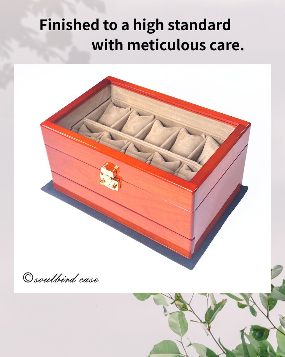 soulbird_case's tweet image. 大変便利な引き出し付きの時計ケース。
画像のような天板をガラスにすることも可能です
しっかりと高品質に仕上げを行います。
soulbird.co.jp/watchcase_b/

#watchcases 　#ソウルバード　#時計ケース　　 #watchcollector  #watchcommunity 　 #watchnerd #watchgeek　#watchaddict　 #wristwatch