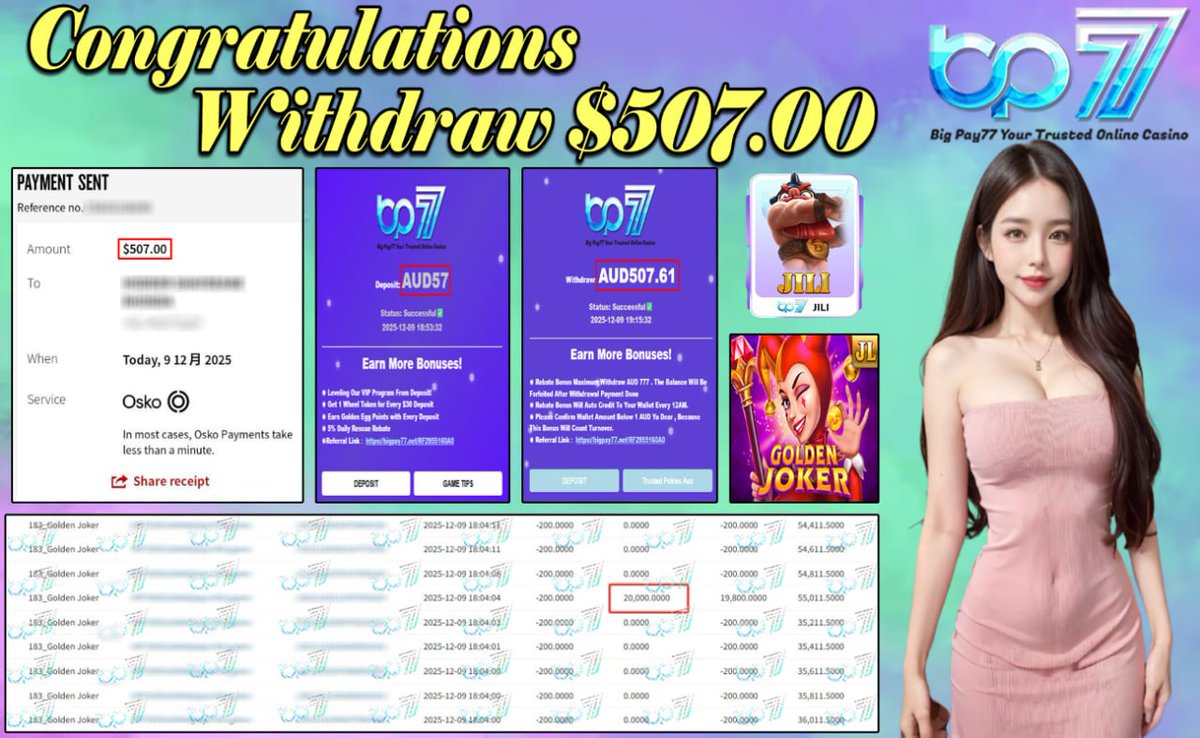 Bigpay77 Australia Online Entertainment tweet media